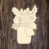 NBP Spring Floral Mason Jar