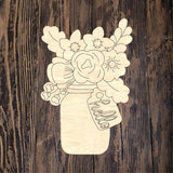 NBP Spring Floral Mason Jar