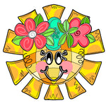 QMC Floral Disco Sun with Face