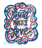 QMC Land That I Love Plaque