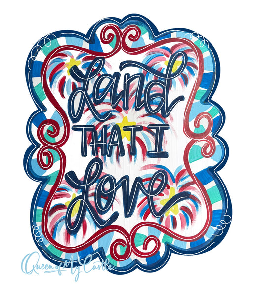 QMC Land That I Love Plaque