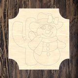 OSD Cowgirl Snowgirl Plaque