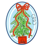 SSA Christmas Tree In Oval