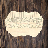 PBD Pumpkin Candy Corn Plaque