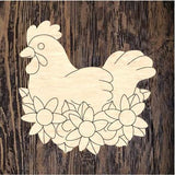 PCD Chicken On Flowers