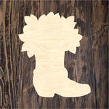PCD Cowboy Boot With Flowers
