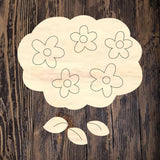 PCD Cute Duck With Flowers