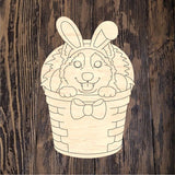 PCD Easter Basket Husky