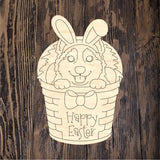 PCD Easter Basket Husky