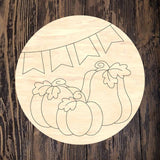 PCD Fall Banner with Pumpkins