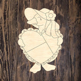 PCD Goose With Patchwork Heart