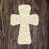PCD Hydrangea Cross