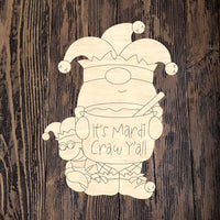 PCD Mardi Gras Gnome with Crawfish
