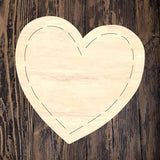 PCD Patriotic Patchwork Heart