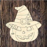 PCD Pumpkin With Witch Hat