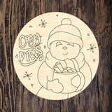 PCD Snowman Cozy Vibes