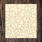 PCD Stained Glass Sunflowers