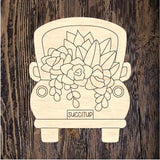 PCD Succulent Truck Pastel