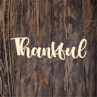 PCD Thankful Plaque