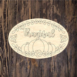 PCD Thankful Plaque