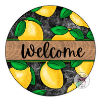 PCD Welcome Lemon Round