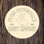 Peter Cottontails Candy Company Round