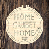 PIU Cross Stitch Wood Sign
