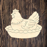 PIU Hen On Nest