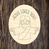 PIU Jesus Loves You Round