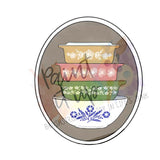 PIU Vintage Dishes Plaque