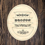 PIU Vintage Dishes Plaque