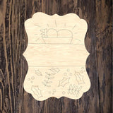 PPR Unto Us A Child Is Born Plaque