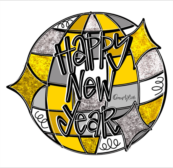 QMC Happy New Year Disco Ball