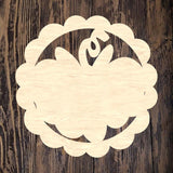 QMC Blessed Pumpkin Scalloped Round