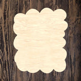 QMC Boo Skelly Scallop Plaque