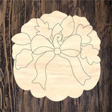 QMC Fall Leaf Floral Pumpkin