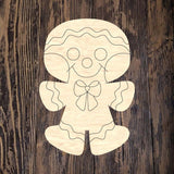 QMC Gingerbread Boy With Bow Tie