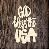 QMC God Bless The USA Plaque