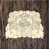 QMC God Bless The USA Plaque