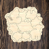 QMC He Is Risen Hydrangea Plaque