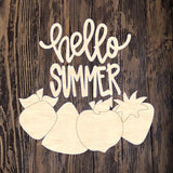 QMC Hello Summer Fruit Plaque