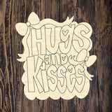 QMC Hugs and Kisses Bows Plaque