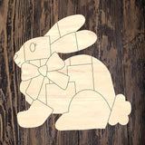 QMC Patchwork Bunny 1 With Bow