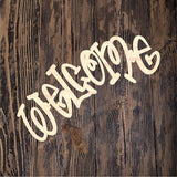 QMC Patchwork Chicken Welcome Plaque