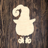 QMC Pumpkin Witch Hat Ribbon Legs