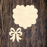 QMC Scalloped Heart with Bow