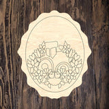 QMC Sweet Home Tractor Plaque