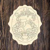 QMC Sweet Home Tractor Plaque