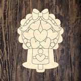 QMC Valentine Gumball Machine