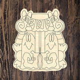 QMC Witch Leg Ghost Plaque